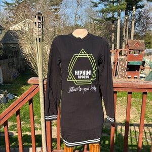 Black Hipkini Sports Dress